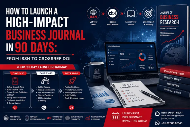 How to Launch a High-Impact Business Journal in 90 Days - From ISSN Registration to Crossref DOI Integration