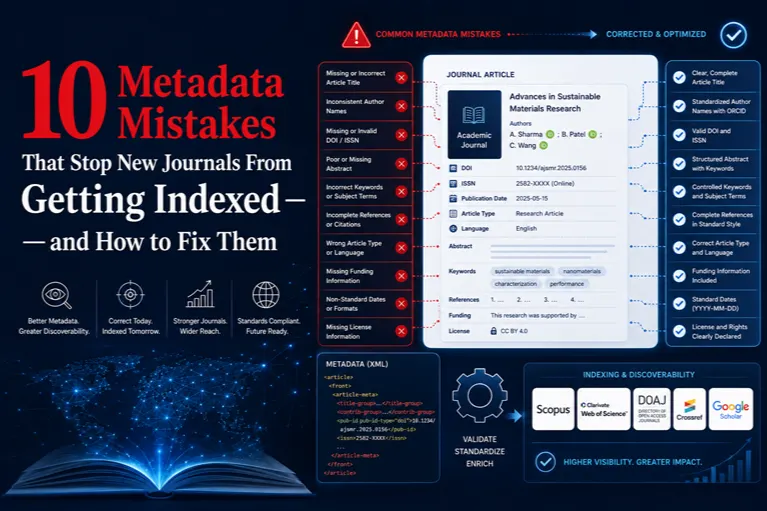 10 Metadata Mistakes That Stop New Journals From Getting Indexed - And How to Fix Them Fast